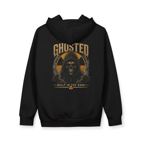 Hoodie — "Ghosted" Skull Graphic Pullover (Built in the Dark)